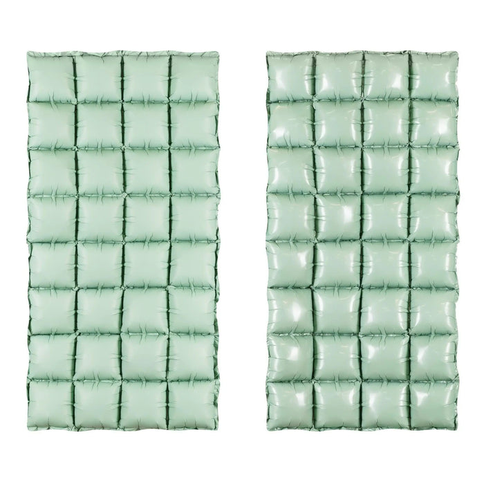 1 x Pastel Green Balloon Curtain - Large Double Sided Waffle Balloon - Balloon Wall Decor - Light Green Birthday Party Decor - Jolie Fete UK