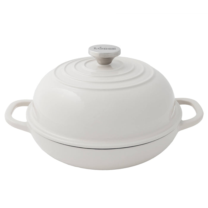 10 Inch Enameled Cast Iron Bread Cloche/Oven, Oyster