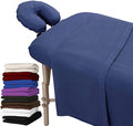 100% Cotton Flannel Sheet Set - Blue