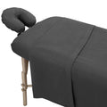 100% Cotton Flannel Sheet Set - Dark Grey