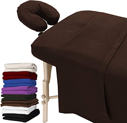 100% Cotton Flannel Sheet Set - Mocha
