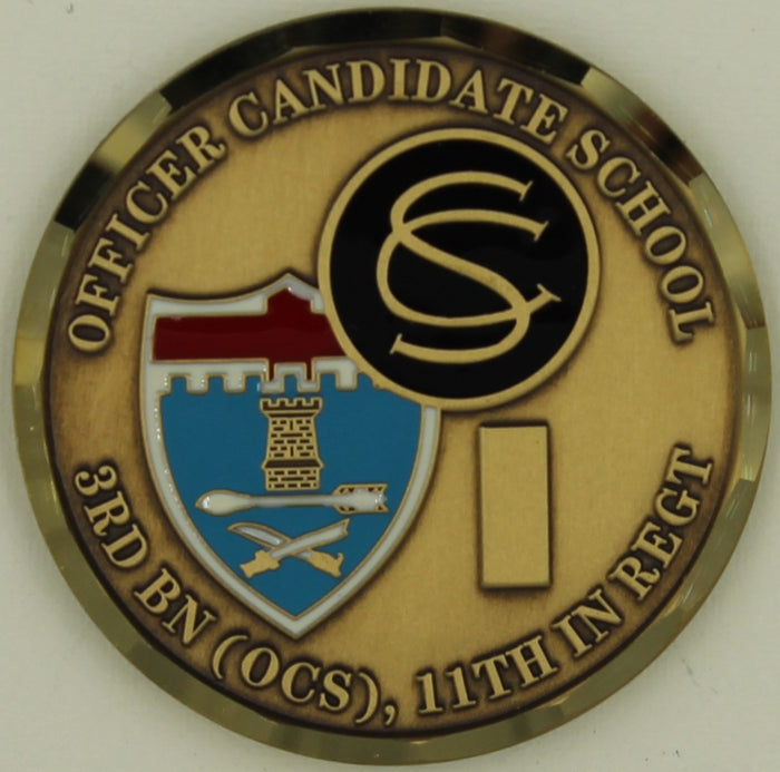 11th Infantry Regiment 3rd Battalion Officer Candidate School OCS Army Challenge Coin