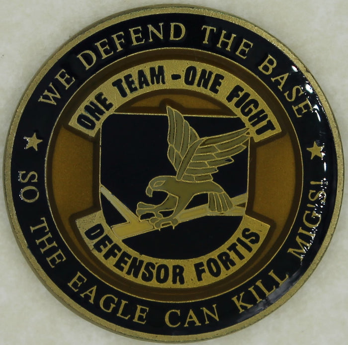 1st Security Operations Wing 1st Security Forces Squadron Air Force Challenge Coin