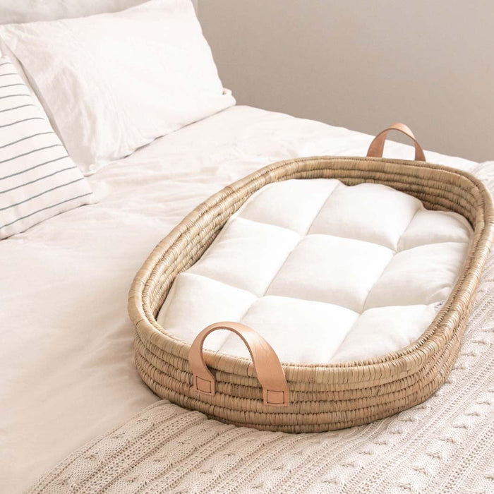 2-Piece Changing Basket Set KO-COON Timeless - LEATHER handles