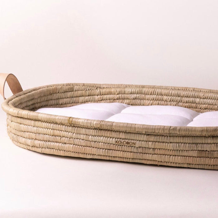 2-Piece Changing Basket Set KO-COON Timeless - LEATHER handles