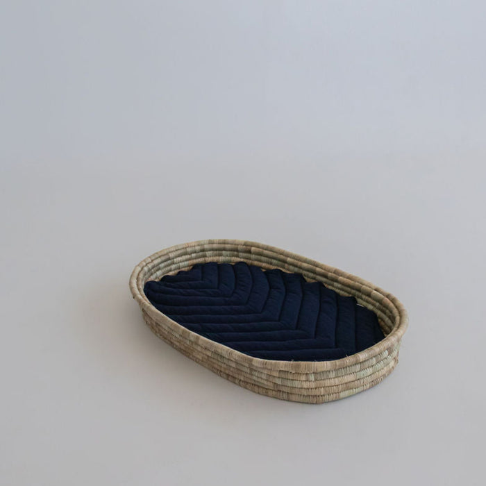 With Navy padding
