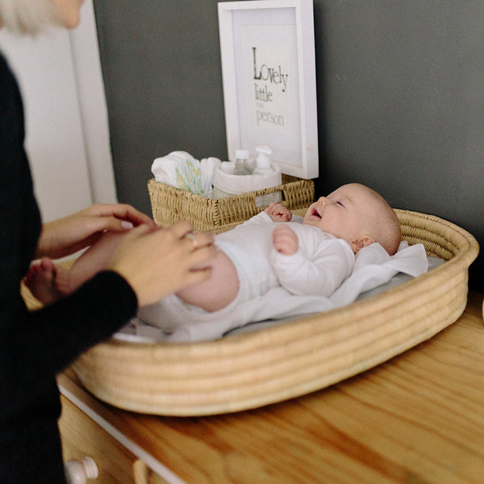 2-Piece Changing Set (Changing basket + Quilted Padding)