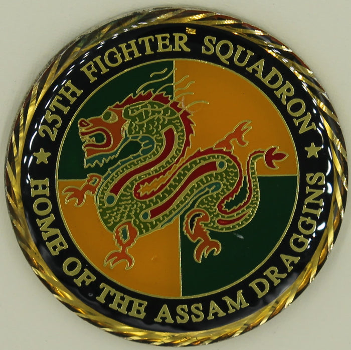 25th Fighter Sq A-10 Warthog Osan AB Air Force Challenge Coin