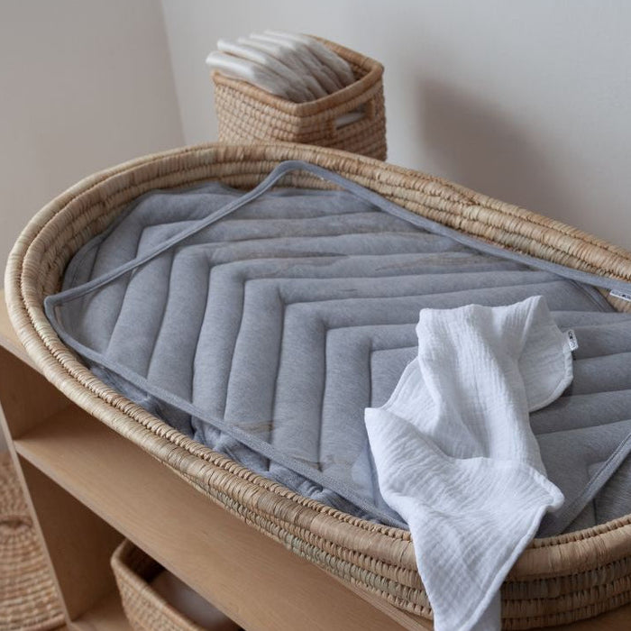 3-piece Changing Set (Changing Basket + Quilted Padding + Clear Travel Mat) (2–3 weeks lead time)