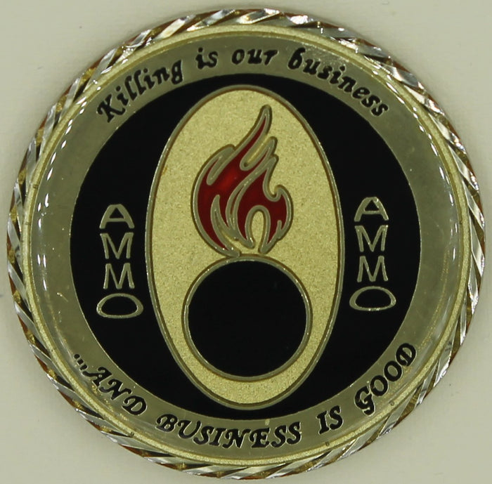 31st Fighter Wing Aviano, AB Italy Ammo Air Force Challenge Coin