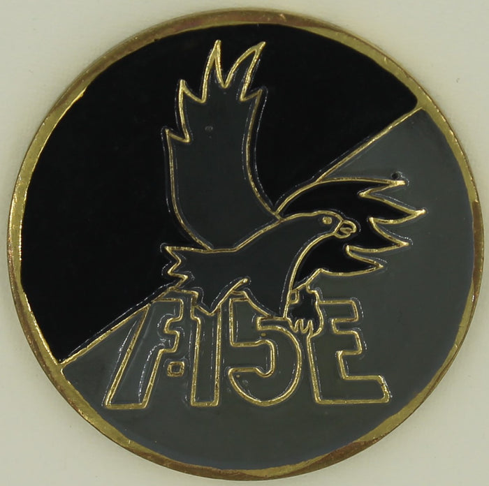 391st Fighter Squadron F-15 Strike Eagle Mountain Home Air Force Challenge Coin