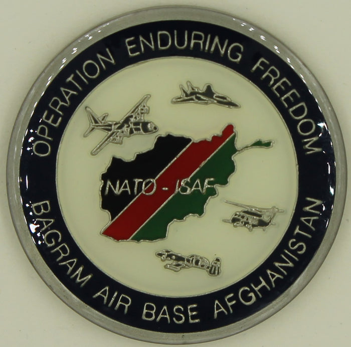 455th Expeditionary Maintenance Group Bagram AB Afghanistan Air Force Challenge Coin