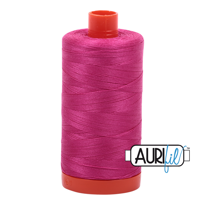 50wt Aurifil Cotton Thread 1,422 yds. - Fuchsia #4020
