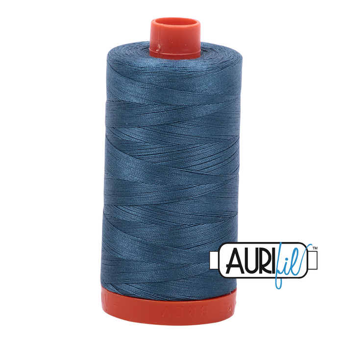 50wt Aurifil Cotton Thread 1,422 yds. - Smoke Blue #4644