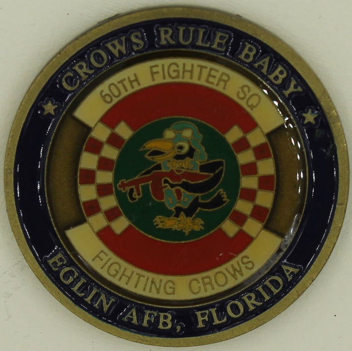 60th Fighter Squadron F-15 Eagle World Records 2000 Air Force Challenge Coin