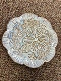 Tab Boren Floral Detailed Plate