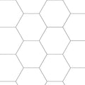 Acrylic Template - 1" Hexagon