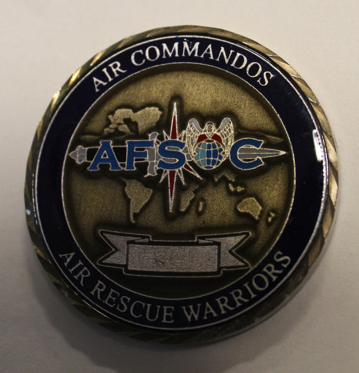 Air Force Special Operation Command AFSOC Quiet Professionals Challenge Coin