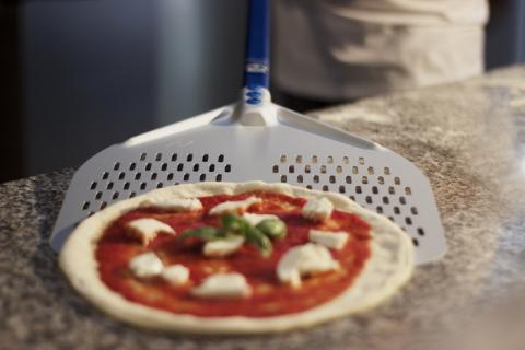 Aluminum Rectangular Perforated Pizza Peel