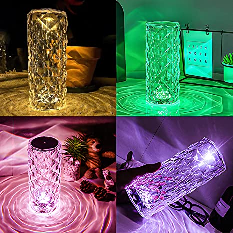 Rose Petals Crystal Lamp - iamlazy.store
