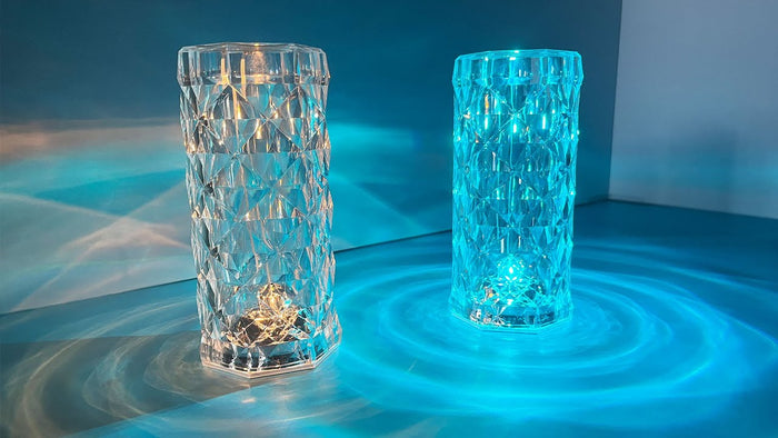 Rose Petals Crystal Lamp - iamlazy.store