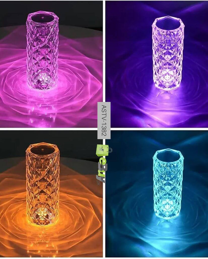 Rose Petals Crystal Lamp - iamlazy.store