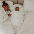 Baby Sleeping KIMONO — gown meets sleeping bag, with cuff mittens