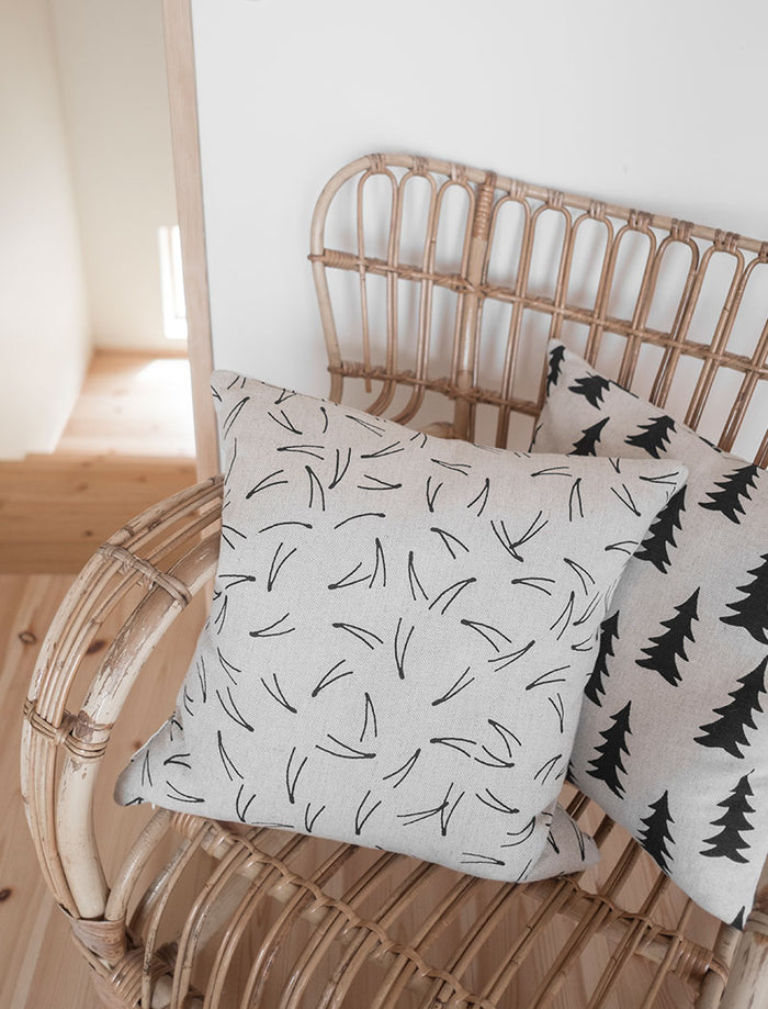 Barr Cushion Cover, Black