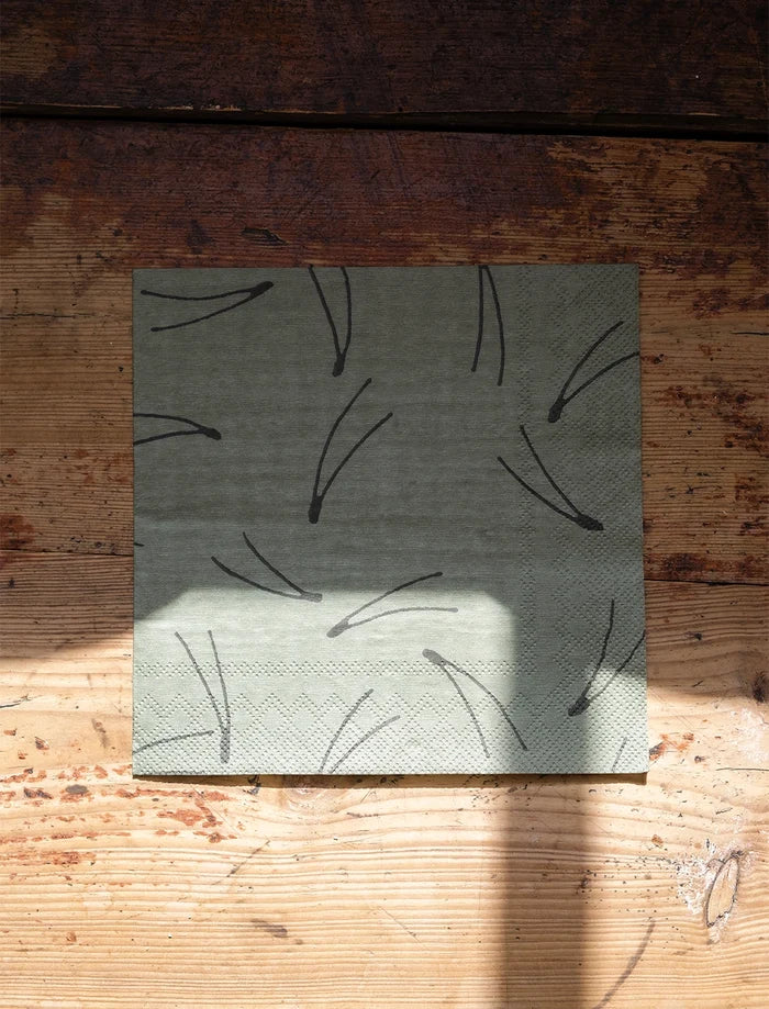 BARR PAPER NAPKINS, GREEN