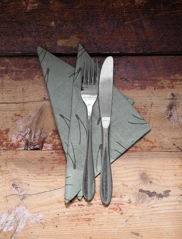 BARR PAPER NAPKINS, GREEN
