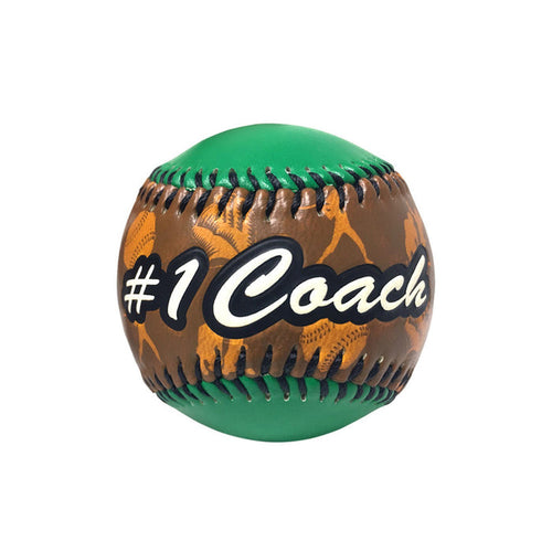 "Coach" Baseball In Acrylic Cube by Counseltron
