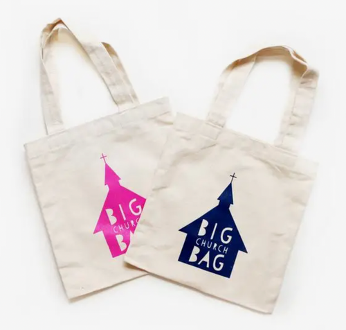 "Big Church Bag" Tote Bag