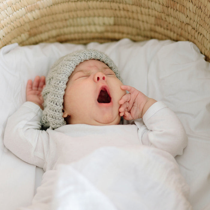 Black leather TIMELESS Moses Basket
