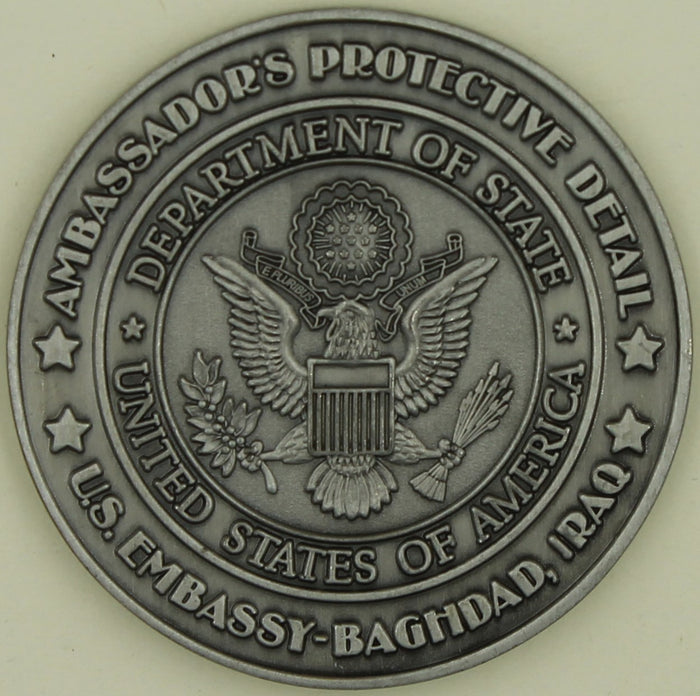 Blackwater High Threat Protection US Embassy-Baghdad Iraq Challenge Coin