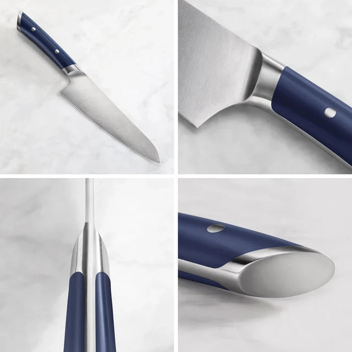 Cangshan Helena Limited Edition 8" Chef's Knife, Swedish Steel, Navy Blue