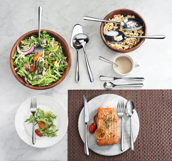Cangshan Rain II Flatware: Forged Serving Spoon
