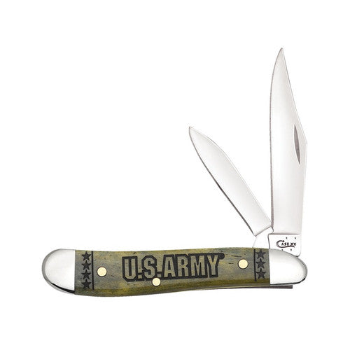Case - US Army - Olive Green Smooth Bone - Peanut - 15004