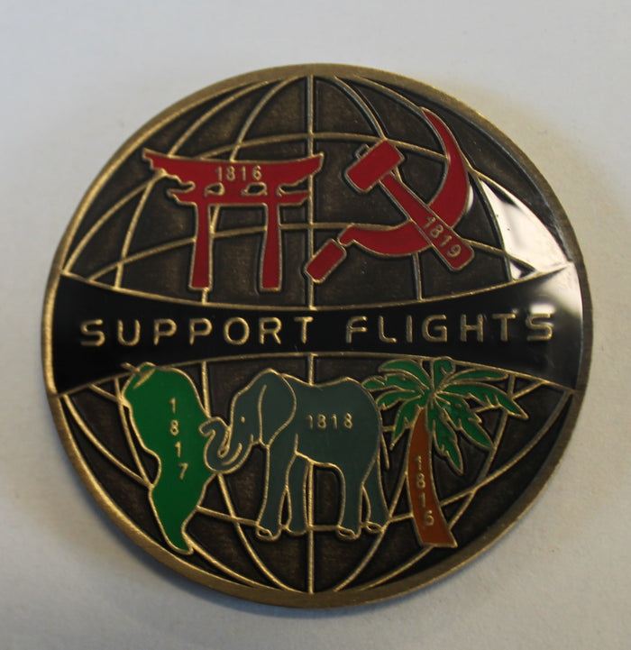 Central Intelligence Agency CIA Transportation Support Flights AFE PRO DET 1 NOYFB Challenge Coin