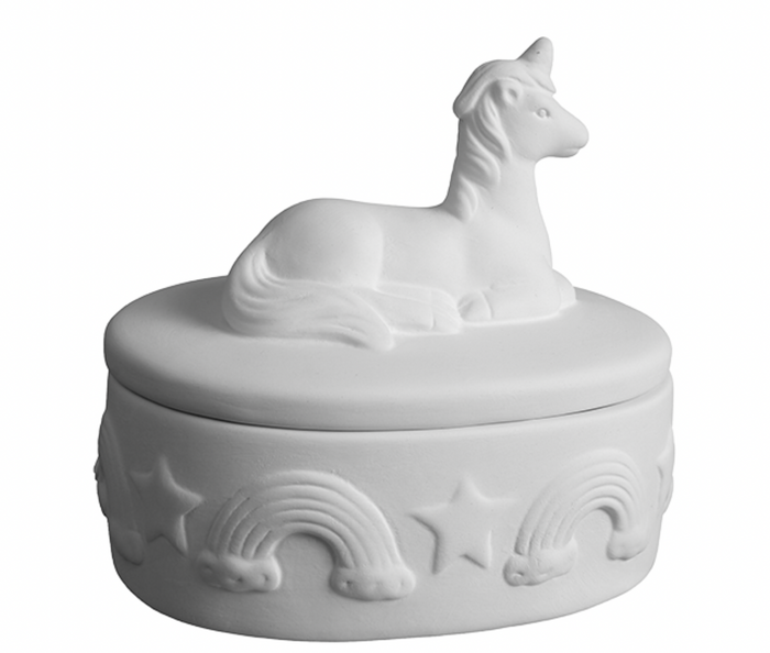 Ceramic Astra the Unicorn Box