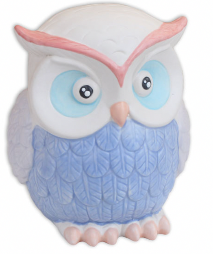 Ceramic Baroque Owl