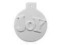 Ceramic Flat Ball Joy Ornament