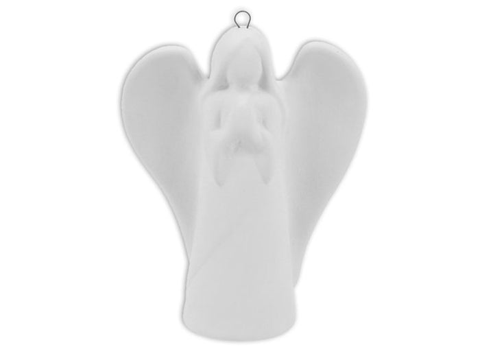 Ceramic Old World Angel Ornament