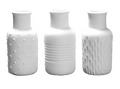 Ceramic Textured Bud Vases