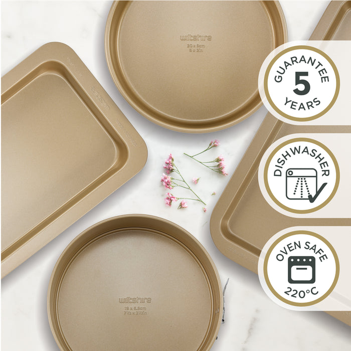 Champagne Gold Round Cake Pan 20cm