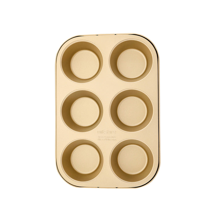 Champagne Gold Texas Muffin Pan 6 Cup