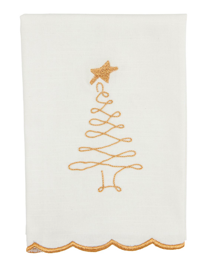 Christmas Embroidered Towel