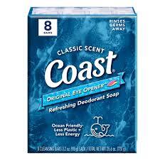 COAST REFRESHING DEODORANT BAR SOAP, CLASSIC SCENT 3.2 OZ 8 BARS #ROCK VALUE-ORDER BY TUESDAY EVENING OCT 27 ARRIVING NOV 04  FOR DELIVERY#