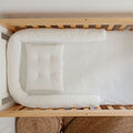 Cordless Cot & Bed Bumper / Nesting pod border - merino wool