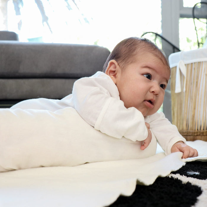 Cordless Cot & Bed Bumper / Nesting pod border - merino wool