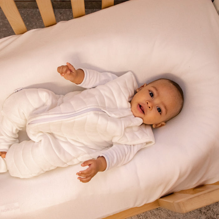 Cordless Cot & Bed Bumper / Nesting pod border - merino wool